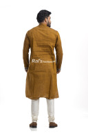 Men Linen Panjabi With Embroidery Work Design (NS106)